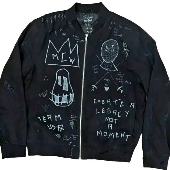 Custom Marc Jacques Burton Jacket for Olympic Fencer Miles Chamley-Watson - Picture 1 of 7